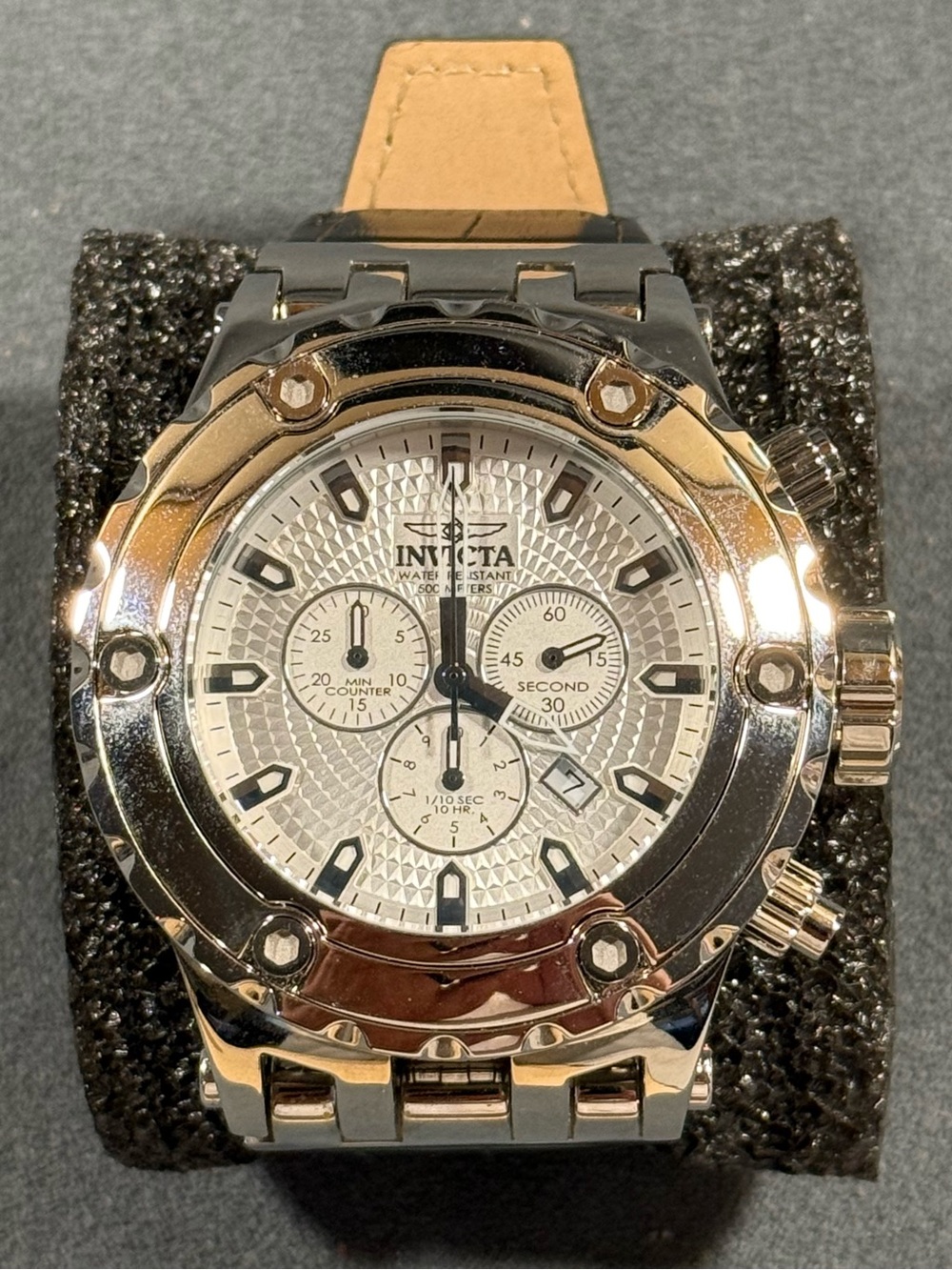 Invicta 24088 SubAqua Men's Silver and Gold Two-Tone Chronograph Watch